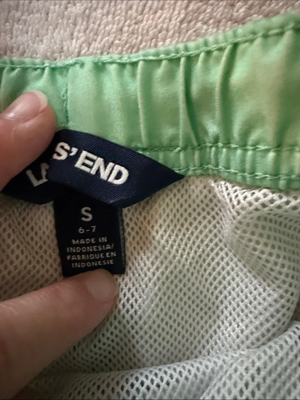 Boys Lands End swim trunks bundle
